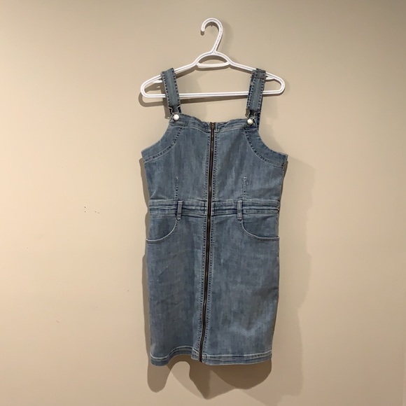 American Eagle Blue Stretch Denim Dress - Women’s Size 12 - Picture 2 of 10